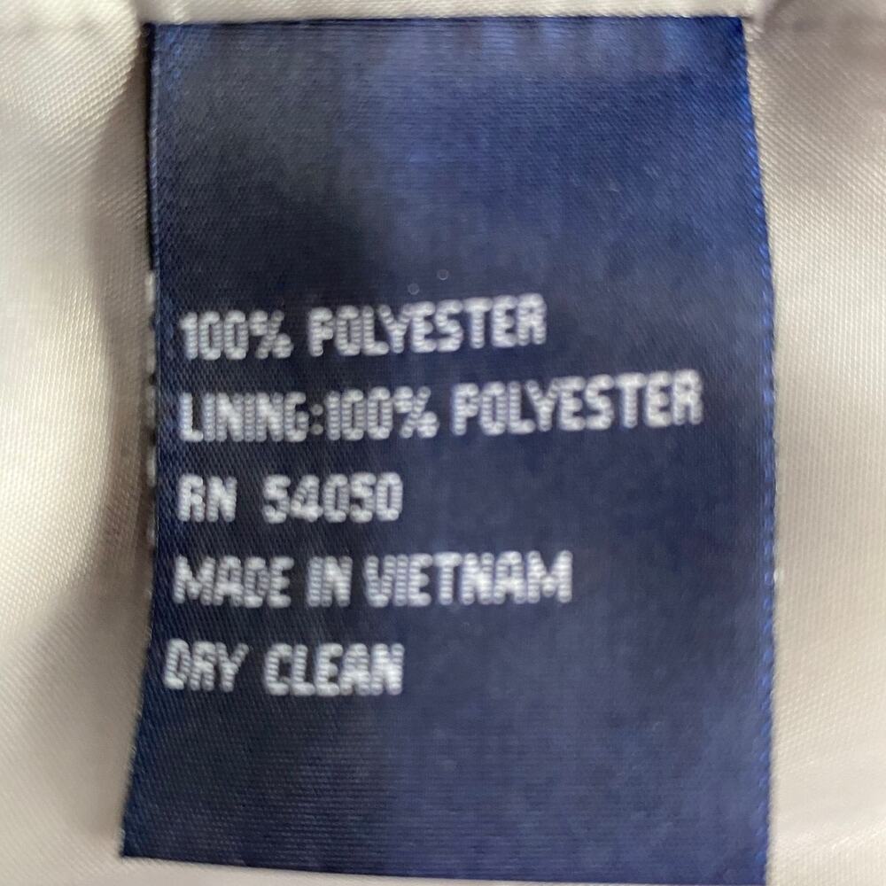 Evan-Picone Gray Herringbone Lined Button Closure… - image 6